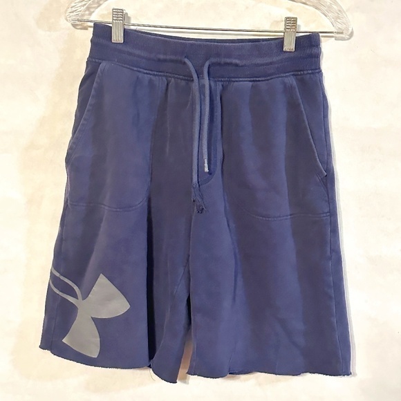 UNDER ARMOUR Blue Basketball Athletic Activewear Trunks Shorts - Picture 1 of 9
